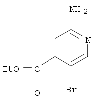 4-Pyridinecarboxylic acid, 2-amino-5-bromo-, ethyl ester